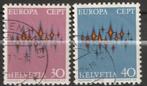 Europa CEPT Zwitserland 1972 MiNr. 969-970 gestempeld, Postzegels en Munten, Postzegels | Europa | Zwitserland, Verzenden, Gestempeld