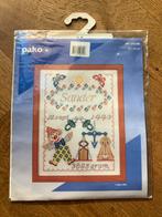 Pako borduurpakket merklap geboorte baby, Hobby en Vrije tijd, Borduren en Borduurmachines, Ophalen of Verzenden, Nieuw, Borduurpakket