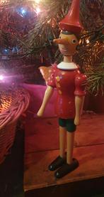 Vintage houten Pinokkio 1960 deze is 30 cm hoog, Verzamelen, Disney, Ophalen, Gebruikt