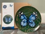 Heinen Delfts Blauw Wandbord Vlinder - Nieuw in Doos, Huis en Inrichting, Ophalen of Verzenden, Nieuw