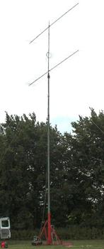 Pompmast antenne SCAM-12, Ophalen, Niet werkend, Mast