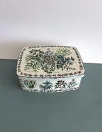 Vintage blikken doos illustraties van verschillende kruiden., Ophalen of Verzenden, Gebruikt