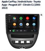 Android Carplay peugeot 107 Toyota Aygo Citroën c1, Ophalen, Zo goed als nieuw