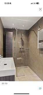 Glazen douchewand, Huis en Inrichting, Badkamer | Complete badkamers, Ophalen, Gebruikt