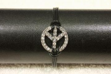 Armband Black-Silver Gratis Verzending !! (824)  beschikbaar voor biedingen