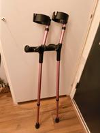 Te huur: roze loopkrukken M/L, Ophalen, In hoogte verstelbaar, Zo goed als nieuw