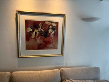 Lithografie van Charlotte Molenkamp - Abstract kunstwerk beschikbaar voor biedingen