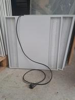 philips led armatuur 60x60 cm, netsnoer, 31,5w, lamp., Huis en Inrichting, Lampen | Plafondlampen, Ophalen, Gebruikt, Stof