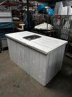 Drankentafel steigerhout wit, Ophalen, Time Out, Boonsweg 43, Zo goed als nieuw