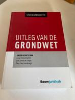 Uitleg van de Grondwet - Studenteneditie, Ophalen of Verzenden, Gamma, Zo goed als nieuw, WO