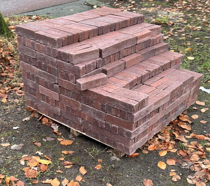 Gebakken sierbestrating Terra Novara Antica + inveegkwarts, Tuin en Terras, Tegels en Klinkers, Gebruikt, Klinkers, Overige materialen