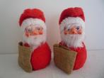 set van 2 vintage candy containers kerstman, Ophalen of Verzenden, Zo goed als nieuw