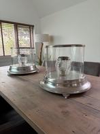 2 grote windlichten, Huis en Inrichting, Woonaccessoires | Stolpen, Ophalen, Zo goed als nieuw