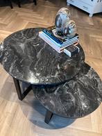 Salon tafels marmer, Ophalen, 50 tot 100 cm, Rond, Zo goed als nieuw