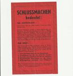 pamflet geallieerden ZG119 allied pamphlet schlussmachen, Verzenden, Overige typen, Overige soorten, Duitsland