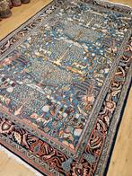 Vintage handgeknoopt perzisch tapijt ghom 330x198, 200 cm of meer, 150 tot 200 cm, Gebruikt, Rechthoekig