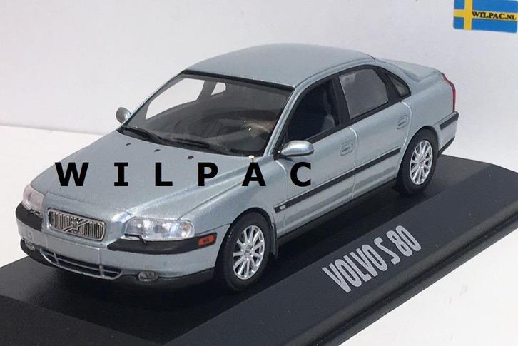 Minichamps. Volvo. S80 (electric) zilvergrijs metallic 1:43, Hobby en Vrije tijd, Modelauto's | 1:43, Nieuw, Auto, MiniChamps