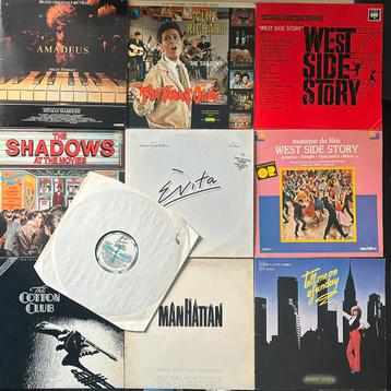 Partij van 10 lp‘s soundtrack/filmmuziek. Zie omschrijving. beschikbaar voor biedingen
