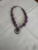 Korte ketting met hanger, Ophalen of Verzenden, Zo goed als nieuw, Overige materialen, Met hanger