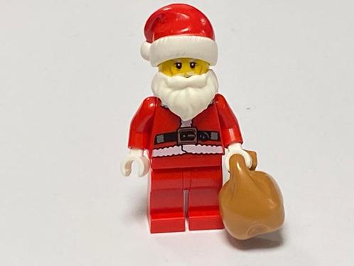 Lego Minifiguur lachende Kerstman met kado zak, Kinderen en Baby's, Speelgoed | Duplo en Lego, Nieuw, Lego, Losse stenen, Ophalen of Verzenden