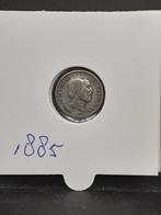 10 cent 1885 Koning Willem III, Koning Willem III, Zilver, Ophalen of Verzenden, 10 cent