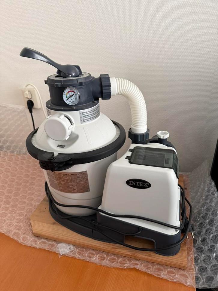 Zwembad 3x2 incl zoutwater- en zandfilterpomp en trap, Tuin en Terras, Zwembad-toebehoren, Zo goed als nieuw, Ophalen