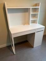 (Ikea burea Micke) opzetkast wit, Ophalen, Gebruikt, Bureau