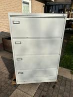 Stalen archiefkast met lades, Ophalen, Gebruikt, 50 tot 100 cm, Metaal