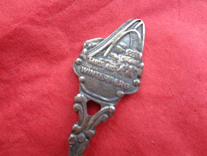 lepeltje GRUSS AUS WINTERBERG Sauerland Duitsland, Verzamelen, Overige Verzamelen, Ophalen