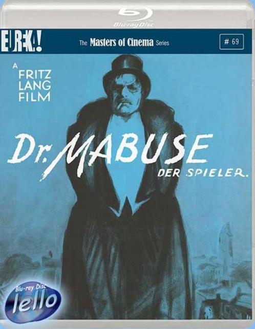 Blu-ray: Fritz Lang's Dr. Mabuse, der Spieler (Gambler 1922), Cd's en Dvd's, Blu-ray, Nieuw in verpakking, Thrillers en Misdaad