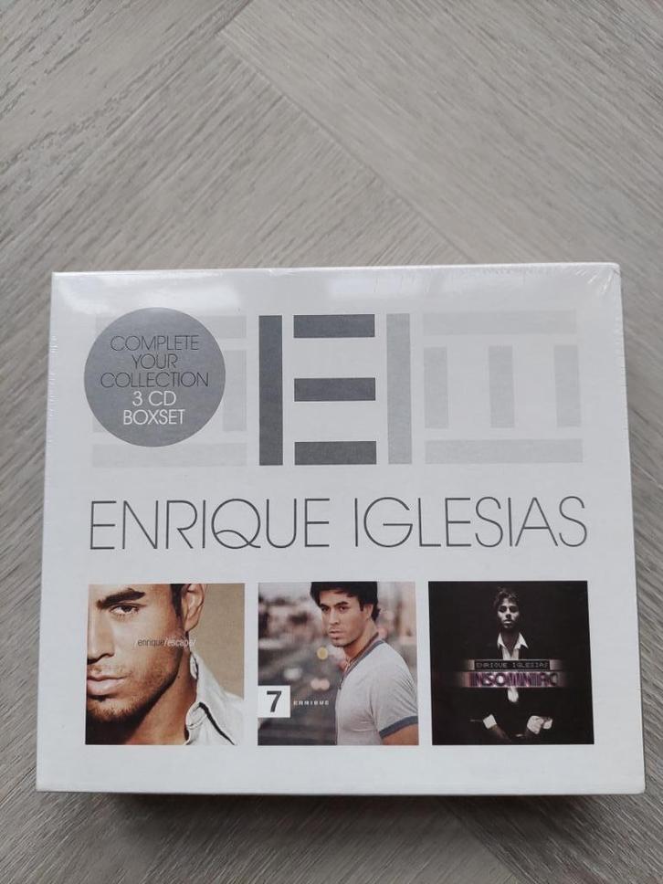 Triple Boxset / Enrique Iglesias / Escape, Seven, Insomniac, Cd's en Dvd's, Cd's | Pop, Nieuw in verpakking, 2000 tot heden, Boxset