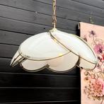 Vintage Hollywood regency lamp, Huis en Inrichting, Lampen | Hanglampen, Ophalen, Zo goed als nieuw, Glas, Minder dan 50 cm