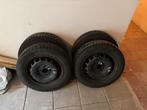 Winterbanden 4x100 Peugeot 107/Aygo/C1, 14 inch, Gebruikt, 155 mm, Banden en Velgen