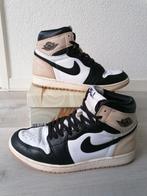 WMS AIR JORDAN 1 RETHRO HIGH OG BLACK/LEGEND MD BROWN-WHITE, Nike Air Jordan, Beige, Ophalen of Verzenden, Sneakers of Gympen