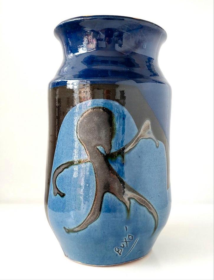 Vintage Mid Century Modern Design Vaas Thomas Buxó, Antiek en Kunst, Kunst | Designobjecten, Verzenden