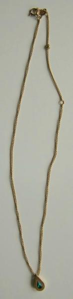 3 x Ketting  Avon Kubus --- Hartje --  Jade-  small  nr 1358, Verzenden, Zo goed als nieuw, Groen, Overige materialen