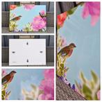 Ikea Solmyra, mooi foto schilderij, 70 x 50 cm.🌸🐦, Huis en Inrichting, Ophalen, Gebruikt, 50 tot 75 cm, Foto of Poster