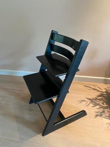 Stokke tripp trapp stoel zwart  beschikbaar voor biedingen