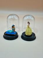 2x Disney Princess Prinses Stolp Jasmine & Belle figuren, Verzamelen, Disney, Gebruikt, Assepoester of Belle, Beeldje of Figuurtje