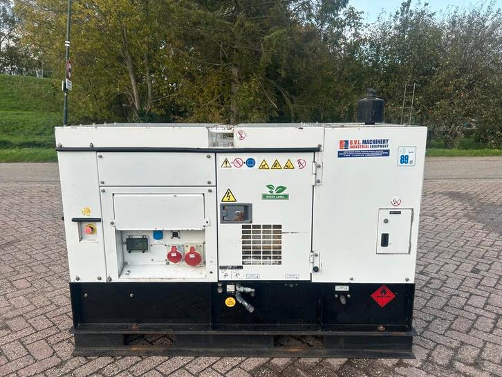 Kubota V3300 35 kVA aggregaat super stil!, Doe-het-zelf en Verbouw, Aggregaten, Dieselolie, Minder dan 5 kVA, Ophalen of Verzenden