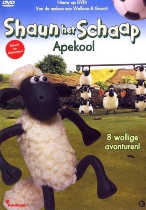 Shaun Het Schaap - Apekool, Cd's en Dvd's, Dvd's | Tekenfilms en Animatie, Nieuw in verpakking, Europees, Alle leeftijden, Ophalen of Verzenden