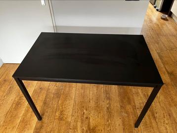 Tafel, hout, zwart