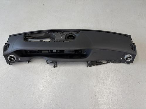 Dashboard W222 S Klasse Leder gestikt zwart, Auto-onderdelen, Dashboard en Schakelaars, Mercedes-Benz, Gebruikt, Ophalen of Verzenden