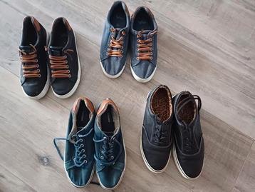 Navy/marineblauwe veterschoenen, maat 39 beschikbaar voor biedingen