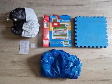 262 x 175 x 51 cm zwembad + 15 tegels + afdekzeil beschikbaar voor biedingen