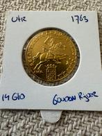 Gouden rijder 1763 Utrecht, Postzegels en Munten, Vóór koninkrijk, Losse munt, Goud, Overige waardes