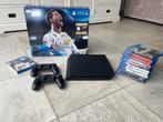 Playstation 4 Slim 1TB, 2 Controller Fifa 18., Spelcomputers en Games, Spelcomputers | Sony PlayStation 4, Ophalen, Zo goed als nieuw