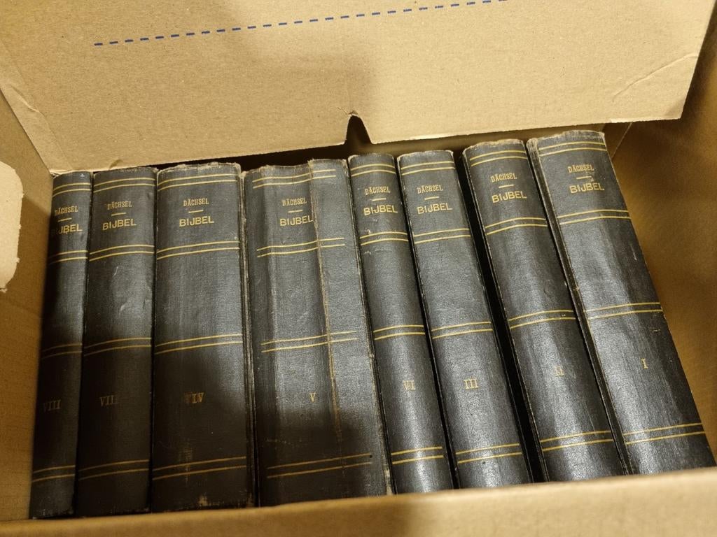 K. Aug. Dächsel. Bijbelverklaring. Compleet. 8 delen., Ophalen of Verzenden, Gelezen, Christendom | Protestants