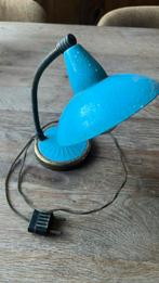 Vintage leeslampje, oud blauw., Gebruikt, Vintage, Ophalen of Verzenden, Metaal