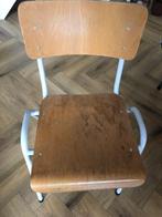 Vintage schoolstoelen, Huis en Inrichting, Stoelen, Ophalen, Gebruikt, Bruin, Vintage